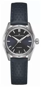 Image of Hamilton H36115640 Jazzmaster Performer Auto (34mm) Blue Watch