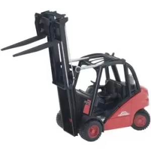 Image of bruder Linde forklift trucks H30D with 2 pallets