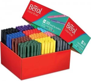 Image of Berol Colour Broad Class Pack Assorted Pack of 288 2057598