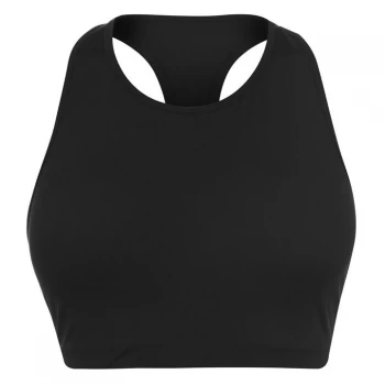 Image of Everlast Medium Support High Neck Sports Bra - Black