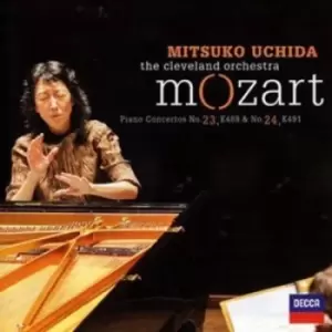 Image of Mitsuko Uchida - Piano Concertos No. 23, K 488 and No. 24, K 491 CD Album - Used