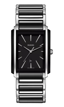Image of Rado Integral Mens watch - Water-resistant 5 bar (50 m), High-tech ceramic, black