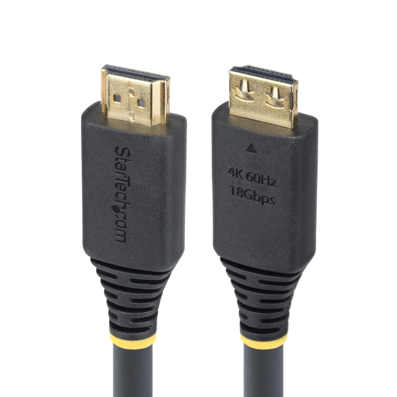 Image of StarTech.com StarTech.com 7m (23ft) High Speed HDMI Cable with Gripping Connectors, 4K 60Hz/1440p 144Hz, HDR10/HDCP 2.2/ARC, 18Gbps, Ultra HD HDMI Cor