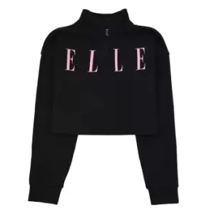 Image of Elle quarter Zip Fleece - Black