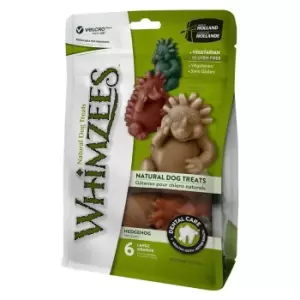 Image of Whimzees Natural Dog Dental Chew Hedgehog - Large 6pk (x1 pack)