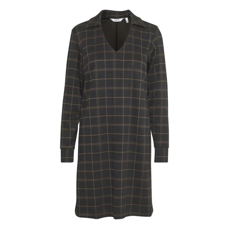 Image of b.Young Long sleeve shirt dress For Her b.young Ravna Noir Female XS