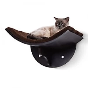 Image of PawHut Cat Shelf Brown 280 mm x 410 mm x 210 mm
