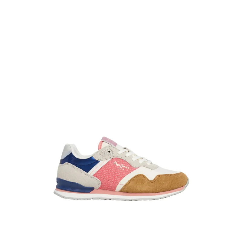 Image of Pepe Jeans Womens Trainers Pepe Jeans London Print Rose Female 37