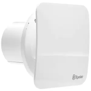 Image of Xpelair C4SR 7W 4"/100mm Bathroom Extractor Fan Combined With Square / Round Baffle-Front - 078339