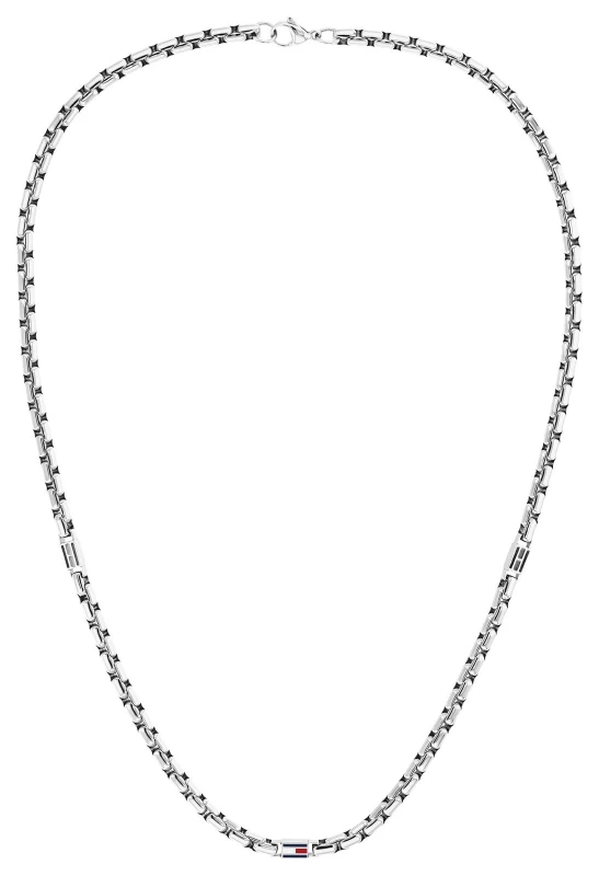 Image of Tommy Hilfiger 2790672 3D Flat Metal Stainless Steel Chain Jewellery