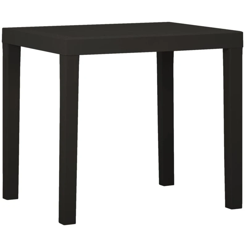 Image of VIDAXL Garden Table Anthracite 79x65x72cm Plastic Vidaxl 8720286314685