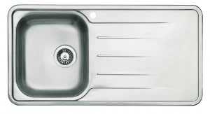 Image of Modo Single Bowl Kitchen Steel Sink and Drainer