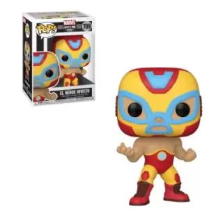 Image of Marvel Luchadores Iron Man Pop! Vinyl