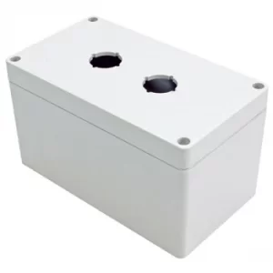 Image of Hammond 1554MPB2D 22.5mm Pushbutton Enclosure 160x90x90mm Polycarb...