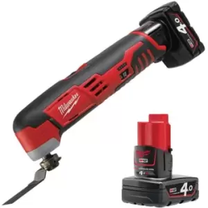 Image of Milwaukee C12MT-0 12V Multi Tool with 2x 4.0Ah Batteries, Charger & Bag - N/A