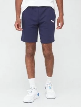 Image of Puma Essential Sweat Bermudas Shorts - Navy, Peacoat, Size S, Men