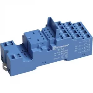 Image of Finder 94.54 Relay socket Compatible with series: Finder 55 series, Finder 99 series Finder 55.32, Finder 55.34, Finder 99.80