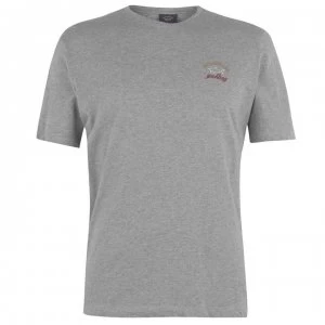 Image of Paul And Shark Crew Logo T Shirt - Grey 931