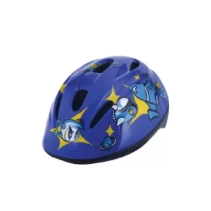 Image of Oxford Little Rockets Kids Helmet in Blue- 46-52cm