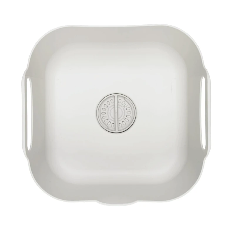 Image of ReBorn Recycled Functional Made In Britain 9 Litres Washing Up Bowl Stone unisex