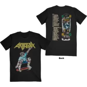 Image of Anthrax - Spreading Skater Notman Vintage Unisex XX-Large T-Shirt - Black