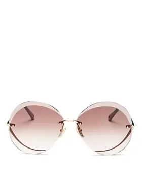 Image of Chloe Womens Round Sunglasses, 64mm