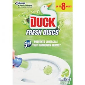 Image of Duck Toilet Gel Discs Fresh 36ml Pack of 6