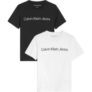 Image of Calvin Klein Jeans Ckj Logo 2-Pack T-Shirt - Multi