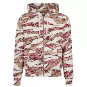 Image of Diesel AOP Zipped Hoodie Mens - Multi