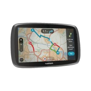 Image of TomTom GO 6100 Portable Mountable GPS Navigator 15.2cm Touch Screen 1FL
