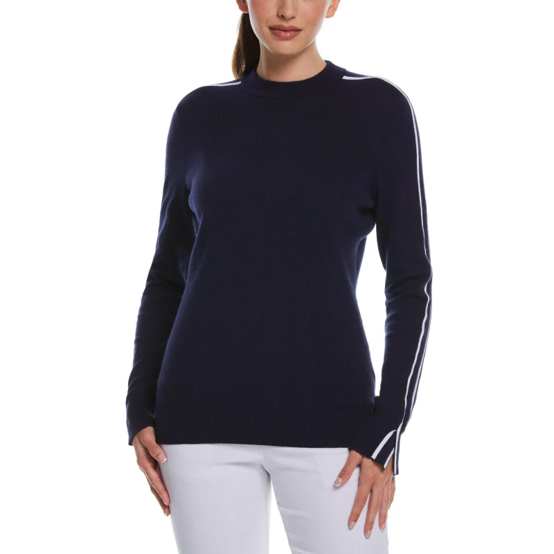 Image of Callaway Womens Crew Neck Jumper Peacoat female 14 (L)
