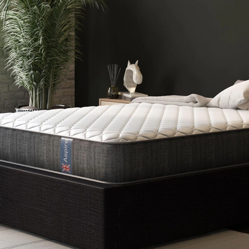 Image of Aspire Aspire Muscle Recovery Pocket+ Memory Hybrid Mattress in White Size: Small Single White Small Single Unisex 5057632299802