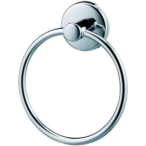 Image of Wickes Boston Towel Ring - Chrome 157mm
