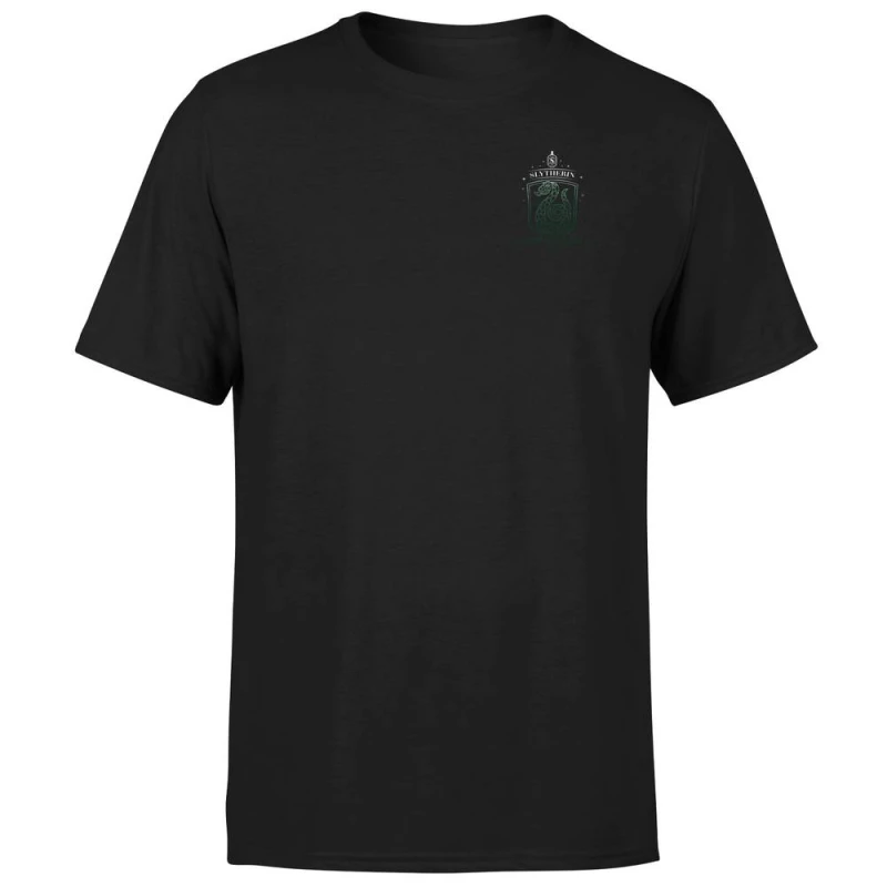 Image of Harry Potter Ombre Slytherin Sigil Mens T-Shirt - Black - M - Black
