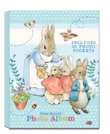 Image of Portrait Photo Album in A Box Pastel Stripes