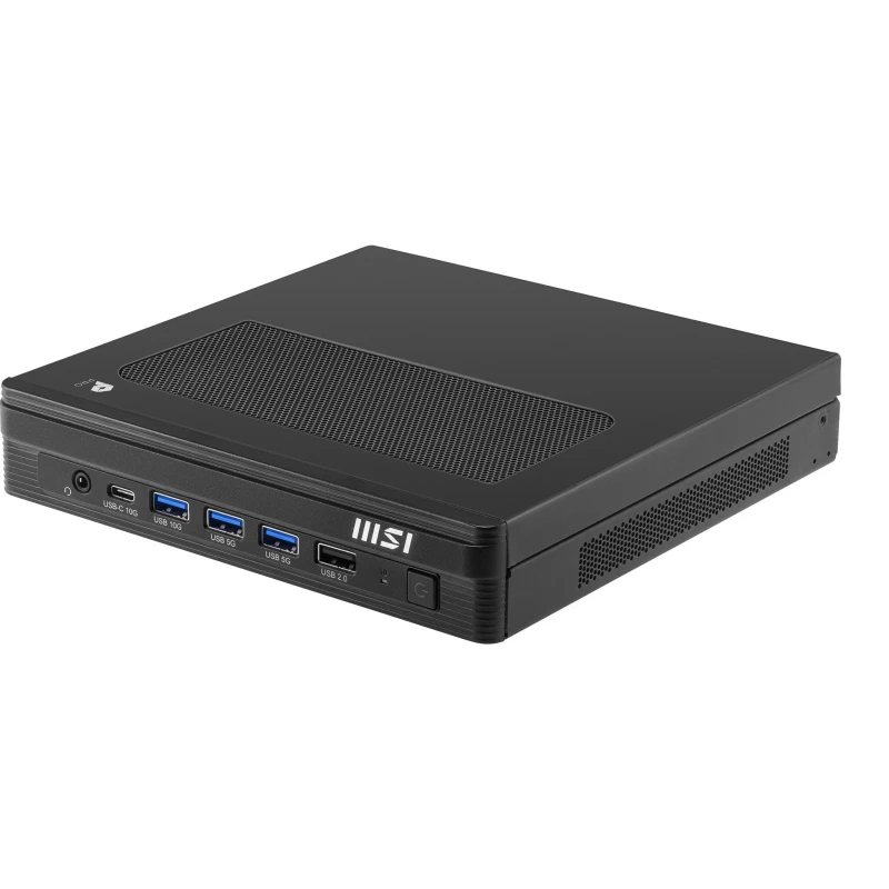 Image of MSI PRO DP10 A14MG-004BEU PC/workstation Intel Core i5 i5-14400 1.1L sized PC Mini PC barebone Black PRO DP10 A14MG-004BEU