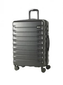 Image of Rock Luggage Synergy Medium 8 Wheel Black Suitcase
