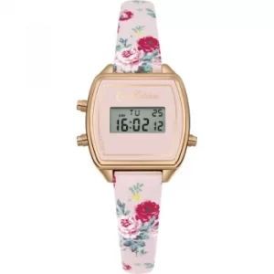Image of Ladies Cath Kidston Antique Rose Digital Chronograph Watch