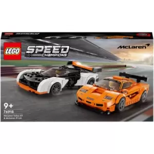 Image of LEGO Speed Champions: McLaren Solus GT & McLaren F1 LM (76918)
