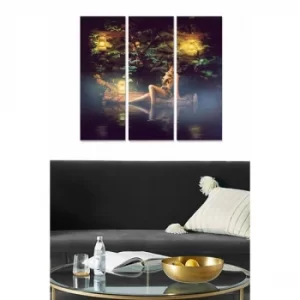 Image of MDF140594389 Multicolor Decorative MDF Painting (3 Pieces)