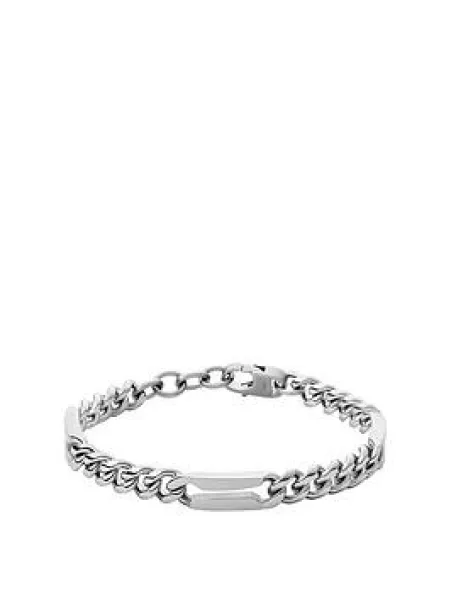 Image of Fossil JF03722040 Mens Statement Chain Stainless Steel Jewellery