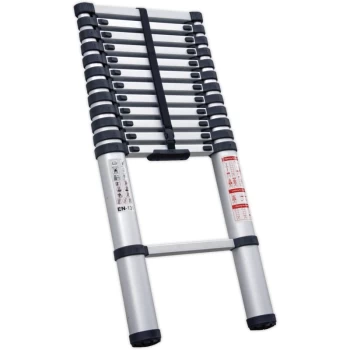 Image of ATL13 Aluminium Telescopic Ladder 13-Tread EN 131 - Sealey