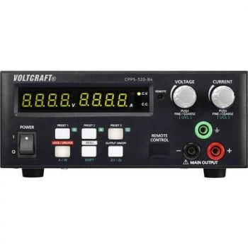 Image of VOLTCRAFT CPPS-320-84 Bench PSU (adjustable voltage) 0.02 - 84 V DC 0.01 - 10 A 320 W USB remote controlled, programmable, Autoranger No. of outputs 1