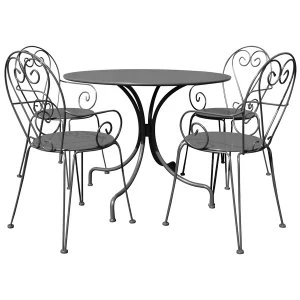 Image of Charles Bentley Steel Heart 5 Piece Shabby Chic Set