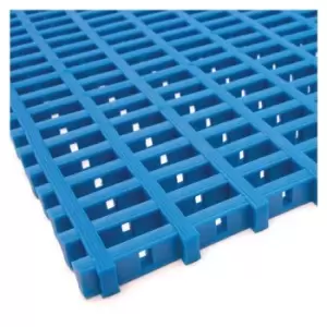 Image of 0.9M X 5M Blue Inter Relief Matting