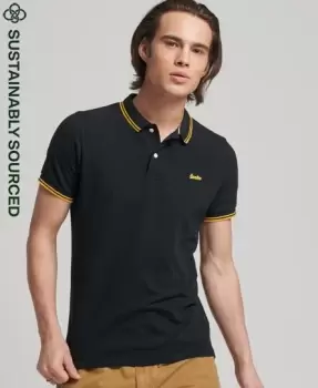 Image of Superdry Organic Cotton Vintage Tipped Polo Shirt