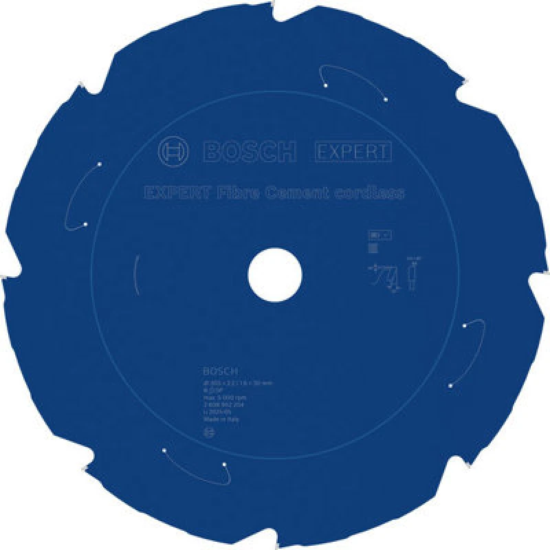 Image of Bosch Expert Fibre Cement Circular Saw Blade 305 X 2.2/1.6 X 30mm T8 2608902204