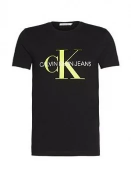 Image of Calvin Klein Jeans Calvin Klein Jeans Neon Monogram Logo T-Shirt