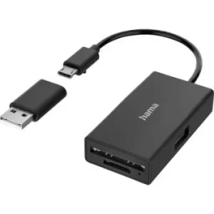 Image of Hama 3 ports USB 2.0 hub Black