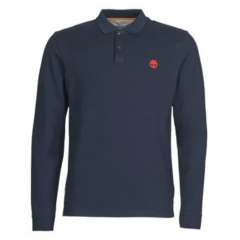 Image of Timberland LS MR Polo Slim mens Polo shirt in Blue - Sizes XXL,S,M,L,XL